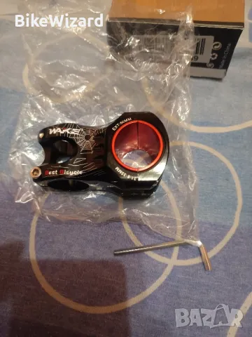 WAKE Лапа 50 мм. кормило 31,8-35 мм и стержен 28.6 НОВА, снимка 8 - Части за велосипеди - 48541472