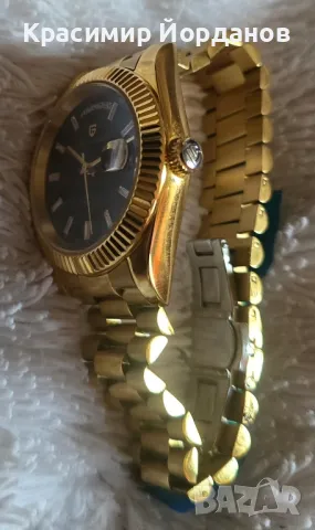 rolex president gold homage automatic 41 mm day date. Seiko NH36A movement, снимка 9 - Мъжки - 35860588