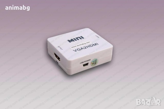 ANIMABG VGA към HDMI преобразувател с аудио 3.5мм