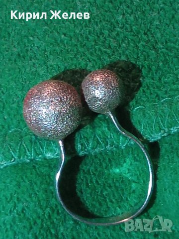 ШАРМАНТЕН РЕГУЛИРУЕМ МОДЕЛ СРЕБЪРЕН ВИНТИДЖ АРТ ПРЪСТЕН СРЕБРО 925 ПРОБА РЪЧНА ИЗРАБОТКА 40093, снимка 2 - Пръстени - 43222980