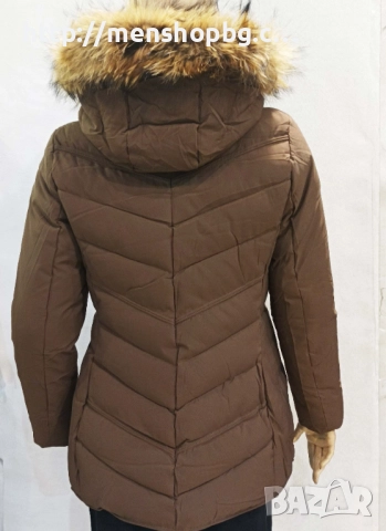 Големи размери яке с естествен пух, снимка 3 - Якета - 52013763