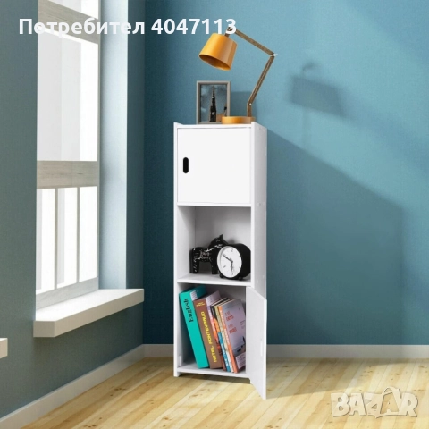 Стилен и практичен водоустойчив шкаф за баня, кухня, коридор или спалня 80x22x25, снимка 7 - Шкафове - 51639002