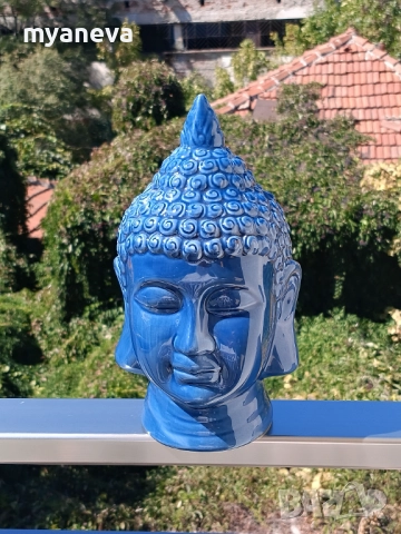Порцеланови глава на Буда в поза релакс и медитация. , снимка 4 - Статуетки - 51762423