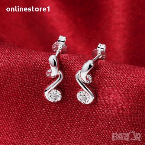 Сребърни Обеци - Оречини - 925 печат сребро BH324