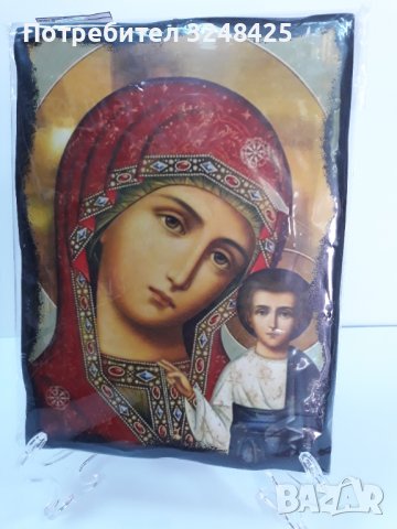 Икона на Пресвета Богородица майка Закрилница А, снимка 2 - Икони - 37622610