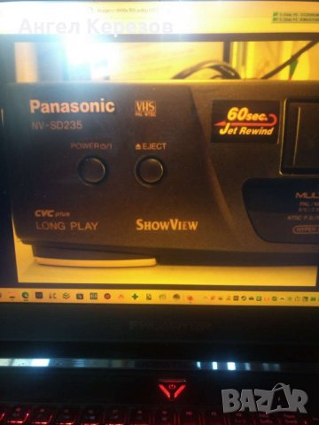 Продавам Panasonic NV-SD235  VHS видео рекордер. за части, снимка 1 - Плейъри, домашно кино, прожектори - 39658944