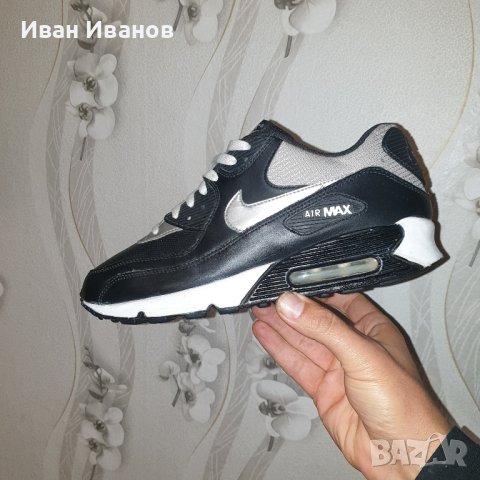 оригинални маратонки Nike Air Max 90 Black номер 42.5, снимка 17 - Маратонки - 42630010