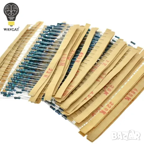 Асортимент резистори, 30 модела, 600 броя, снимка 2 - Друга електроника - 49055525