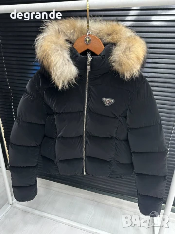 НАМАЛЕНО Най-висок клас дамско яке PRADA ВИДЕО НА МОДЕЛА, снимка 3 - Якета - 51346276