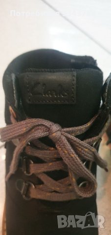 Кожени боти Clarks, снимка 4 - Детски боти и ботуши - 38130428