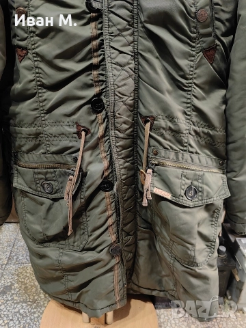  Дамска парка Khujo , снимка 4 - Якета - 52822687