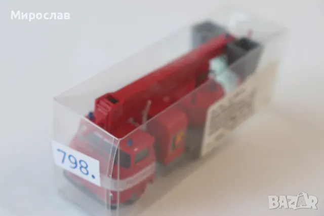 S.E.S. 1:87 H0 IFA АВТОВИШКА ПОЖАРНА КОЛИЧКА МОДЕЛ КАМИОН, снимка 6 - Колекции - 49918871