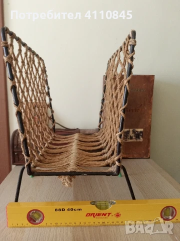 Ретро поставка за вестници и списания  20 лв., снимка 3 - Антикварни и старинни предмети - 50564628