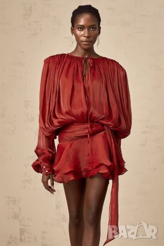 Стилна Дамска Рокля, снимка 1