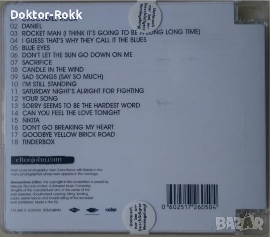 Elton John - Rocket Man / The Definitive Hits (cd) 2007, снимка 2 - CD дискове - 43186729