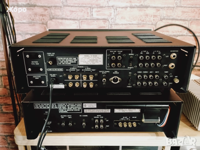 ⏯️Клип. Sherwood S9400 & S2400 extremely rare!!, снимка 8 - Ресийвъри, усилватели, смесителни пултове - 52510007