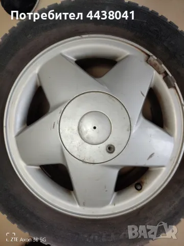 Алуминиеви джанти с гуми 6Jx15, 4х100, ET49 - 5бр., снимка 3 - Гуми и джанти - 49797141