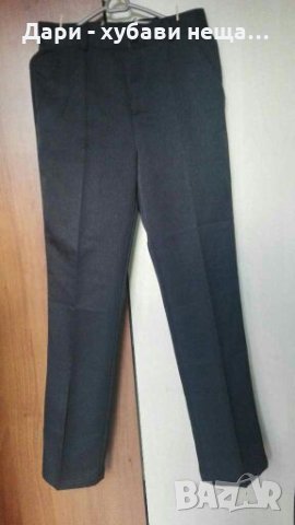 Официален панталон, цвят графит👖❤ ръст 152 - 158см.👖арт.1110, снимка 1 - Детски панталони и дънки - 32909931