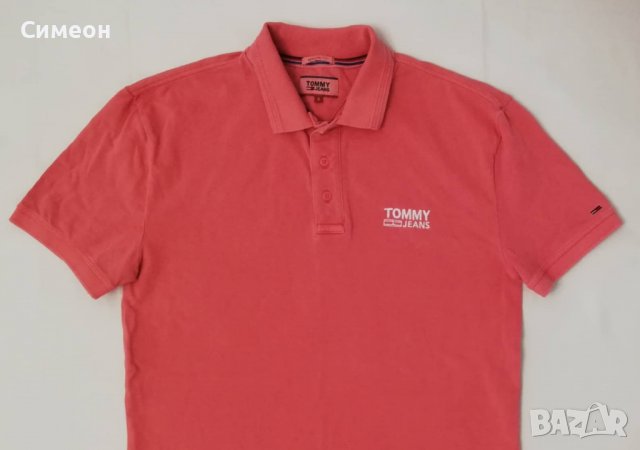 Tommy Hilfiger оригинална тениска S памучна поло фланелка, снимка 2 - Тениски - 37339877