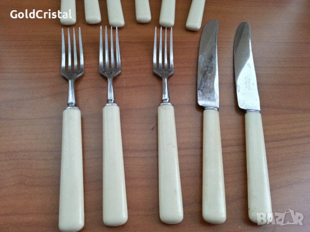 стари немски прибори за хранене вилици и ножове , снимка 5 - Антикварни и старинни предмети - 36392640
