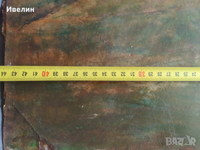 стара майсторска картина-пейзаж, снимка 4 - Картини - 32753602