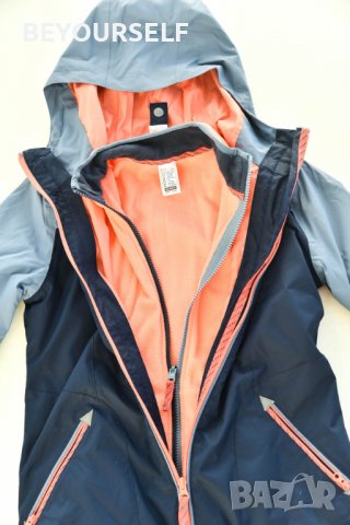 Детско водоустойчиво яке Quechua + полар размер 140