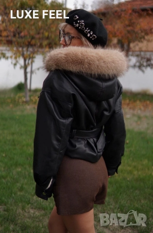 Дамски Къси  Кожени Якета ⚜️, снимка 4 - Якета - 52656873