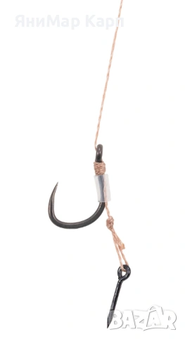 Готови монтажи Mikado MF Rig MF14 With Spike Barbless – Braid 0.18mm / 10cm, снимка 2 - Такъми - 53505981