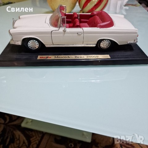 Mercedes 280 SE 1966 (1:18), снимка 5 - Колекции - 43483621