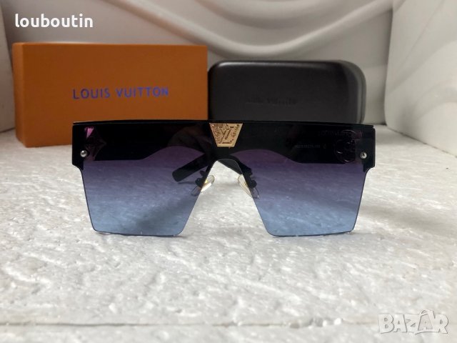 -22 % разпродажба Louis Vuitton 2023 висок клас дамски слънчеви очила маска Мъжки Унисекс, снимка 4 - Слънчеви и диоптрични очила - 39012866