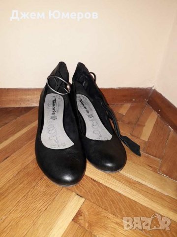Дамски официални обувки от естествена кожа Tamaris - номер 39