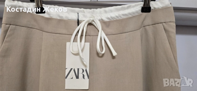 Нов със етикет. Дамски панталон . ZARA. , снимка 5 - Панталони - 52501174