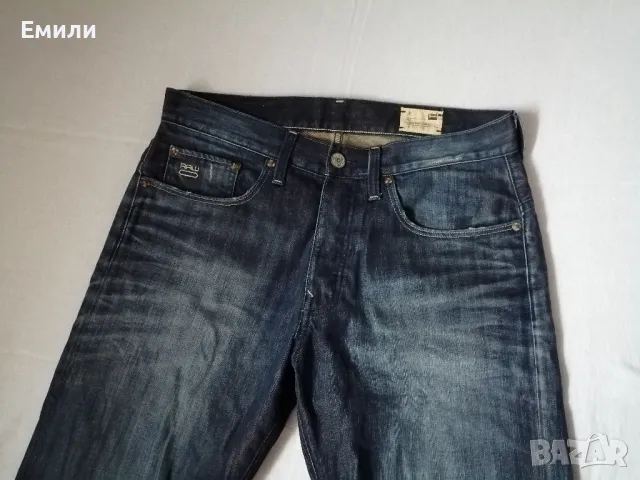 G-Star Raw 3301 оригинални мъжки дънки р-р 32, снимка 3 - Дънки - 48345540