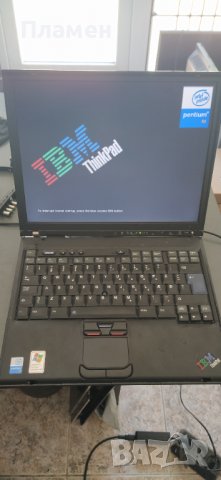 Лаптоп IBM T42 работещ, снимка 1 - Части за лаптопи - 37633428