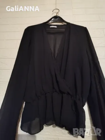 СТРАХОТНА ЕЛЕГАНТНА БЛУЗА ШИФОН 2XL