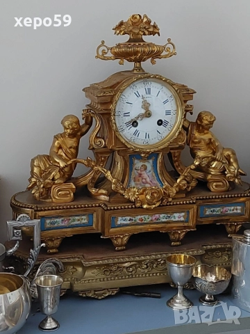 Френски каминни часовници-цени 1500 до 4500 евро, снимка 18 - Антикварни и старинни предмети - 52307844