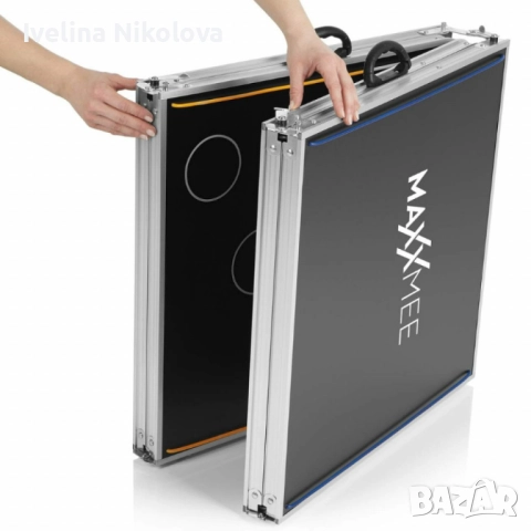 MAXXMEE LED Beer Pong маса – парти маса с LED осветление, сгъваема и регулируема по височина, снимка 2 - Други игри - 52443644