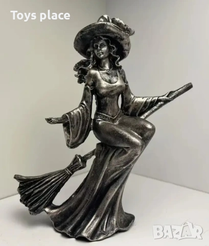 Статуетка баба Яга, Вещица, снимка 6 - Статуетки - 53477022