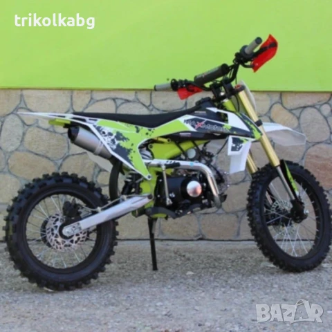 БЕНЗИНОВ КРОСОВ МОТОР 125 КУБИКА, снимка 3 - Мотоциклети и мототехника - 51343571