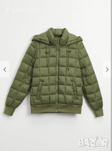 Капитонирано яке с качулка, снимка 3 - Якета - 38250891