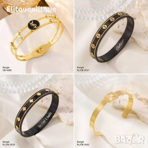 гривни от висококачествена стомана hermes chanel louis vuitton , снимка 7 - Гривни - 52185521