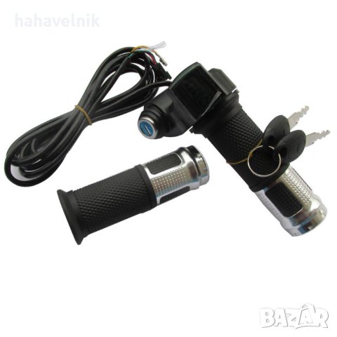 Ръчка за газ за скутер, масур, със дисплей и контактен ключ -комплект, снимка 6 - Друга електроника - 40188949