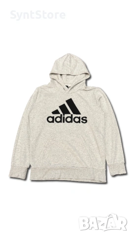 Оригинален суитчър Adidas – Светлосив меланж (Класически модел)