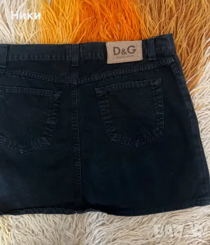 D&G-къса дънкена пола, снимка 3 - Поли - 49403478