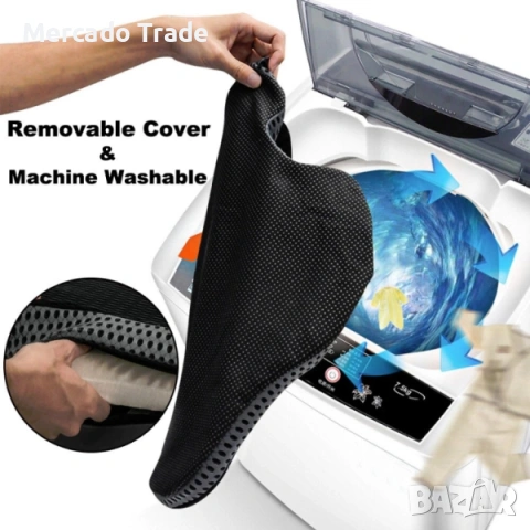 Възглавница с мемори пяна и 3D дишаща мрежа, Противохлъзгаща, За офис, кола, снимка 9 - Аксесоари и консумативи - 53169720