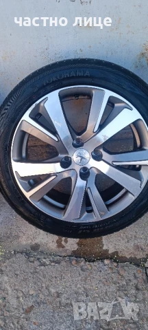 оригинални джанти за Пежо 2008, 17цола, снимка 2 - Гуми и джанти - 51253907