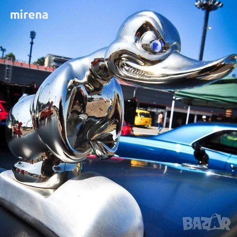 Украса за кола 1 бр. Сърдита патица Орнамент за капак на капака, снимка 3 - Аксесоари и консумативи - 40392206