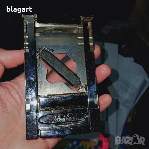 Точило,белгия за бръснарски ножчета, снимка 3 - Антикварни и старинни предмети - 50358747