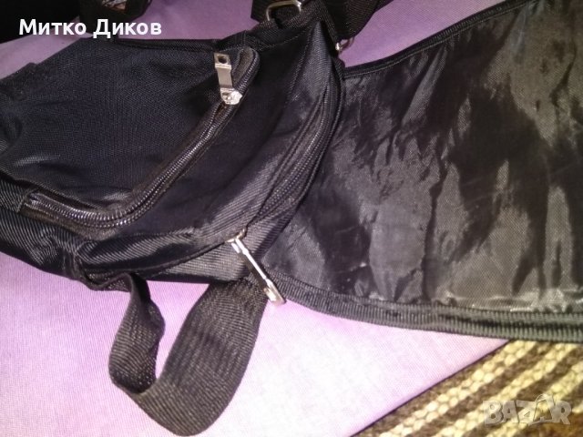 Чанта промазан плат за през рамо маркова 22х17х8см, снимка 8 - Чанти - 40384729