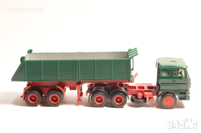 HERPA H0 1/87 DAF САМОСВАЛ ГОНДОЛА КАМИОН МОДЕЛ, снимка 7 - Колекции - 53385585